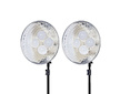 Doerr set 2x DL-400 LED 4x10W, stojany