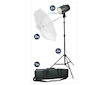Doerr set 2x EcoLINE 110Ws, stojany, deštníky a taška