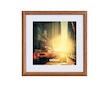 Doerr WOOD FRAME 10x10 cm fotorám (pasparta na 7x7 cm, opěrná noha)