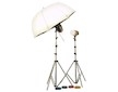 Set Doerr PROLUX - 2x 120Ws, 2x bílý deštník, 2x stojan