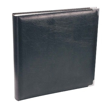 Album Doerr LEATHER ART Black 32x32 cm (60 stran)