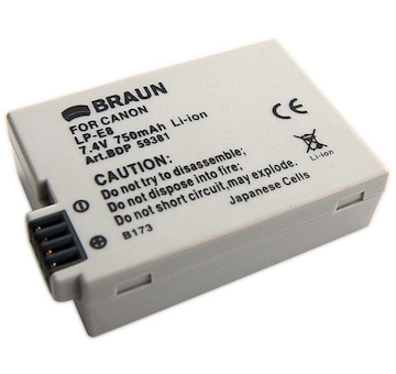 Baterie CANON LP-E8 (BDP-CLPE8, 950mAh)