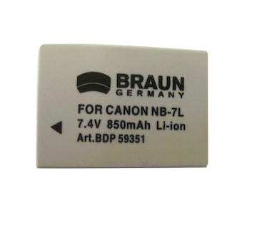 Baterie CANON NB-7L (BDP-CNB7L, 850mAh)