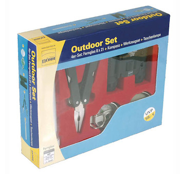 Dárkové balení Doerr OUTDOOR Kit s Danubia 8x21 DCF