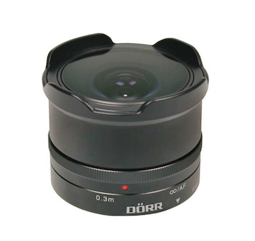 Doerr Fisheye MC 12mm f/7.4 objektiv pro Canon EF M