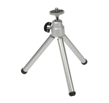 Doerr MB-205 ministativ (15-20,5 cm, 90 g, max.1kg, kulová hlava, stříbrný)