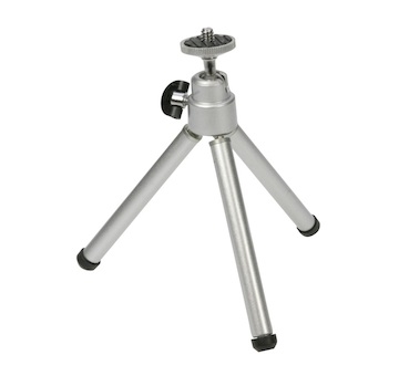 Doerr MB-205 ministativ (15-20,5cm, 90g, max.1kg, kulová hlava, stříbrný)