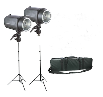 Doerr set 2x SemiPRO 260Ws, stojany a taška