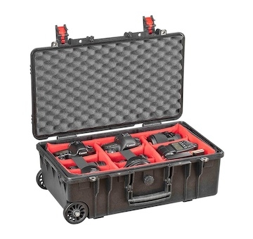 Explorer 5218HL Black PH kufr (52x29x18 cm, přepážky/kolečka/madlo, 4,3kg)