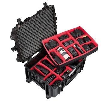 Explorer 5326 Black PH kufr (54x41x25 cm, 2x přepážky/kolečka/madlo, 11,25kg)