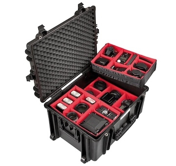 Explorer 5833 Black PH kufr (58x44x33 cm, 3x přepážky/kolečka/madlo, 12,65kg)