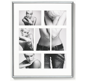Fotorám Walther GALERIA 40x50 cm - 7x foto 10x15 cm