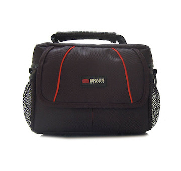 Fototaška Braun ASMARA Compact 400 - černo/červená