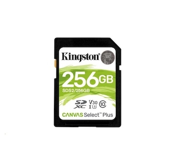 Kingston 256 GB SDXC Canvas Select Plus C10 100R