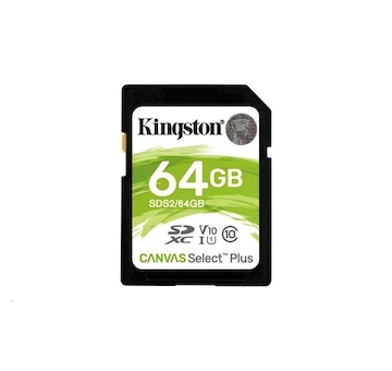 Kingston 64 GB SDXC Canvas Select Plus C10 100R