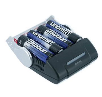 Nabíječka Unomat NCL 140  + 4 ks AA NiMH 2300 mAh