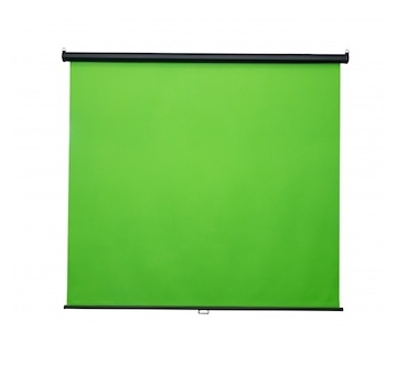 Reflecta ROLLO Green Chroma Key  (200x200cm, 1:1, zelený polyester) roletové pozadí