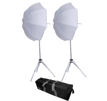 Set Doerr DS MINI - 2x 150Ws, softboxy, stojany + taška