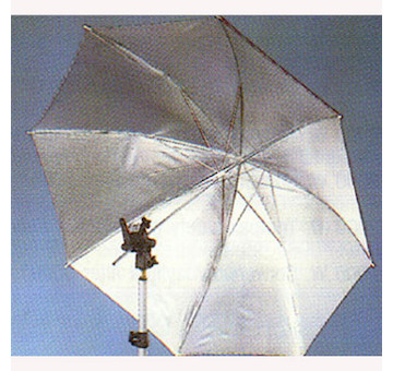 Studiový deštník Unomat 106cm - stříbrný