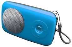 Braun SAPPY Blue přehrávač MP3 / FM s reproduktorem