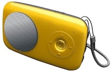 Braun SAPPY Yellow přehrávač MP3 / FM s reproduktorem