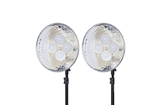 Doerr set 2x DL-400 LED 4x25W, stojany