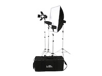 Doerr set 2x SMART LCD 300/ 2x200 Ws, 4x stojan, 2x softbox, 2x klapky+spot, RC a taška