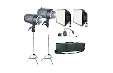 Doerr set C 2x SemiPRO 260Ws, stojany, softboxy, RC a taška