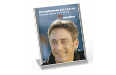Fotorámeček Walther STUDIO LINE pro 4,5x6 cm - vertikální (stříbrný)