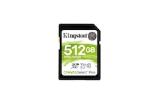 Kingston 512 GB SDXC Canvas Select Plus C10 100R