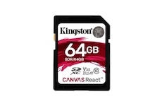 Kingston 64 GB SDXC Canvas React C10 100R 80W