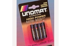 NiCd akumulátory Unomat AAA MICRO - 240 mAh