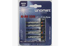 NiMH akumulátory Unomat AA MIGNON - 2500 mAh