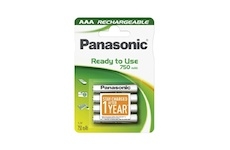 Panasonic Ready to Use NiMH/AAA 750mAh/1,2V nabíjecí akumulátor