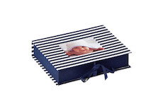 Photobox Walther STRIPE Blue 21,7x15,4x4,7 cm