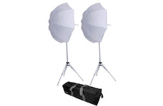 Set Doerr DS MINI - 2x 150Ws, softboxy, stojany + taška